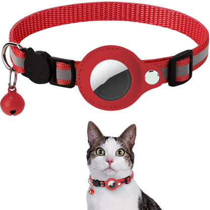 TrackPup Reflective Tracker Collar | AirTag-Compatible Dog Collar Holder