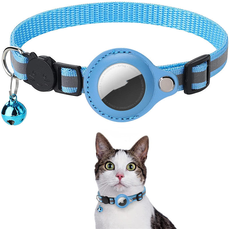 TrackPup Reflective Tracker Collar | AirTag-Compatible Dog Collar Holder