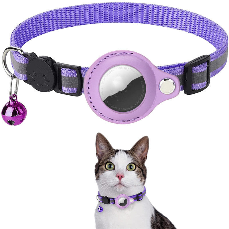 TrackPup Reflective Tracker Collar | AirTag-Compatible Dog Collar Holder