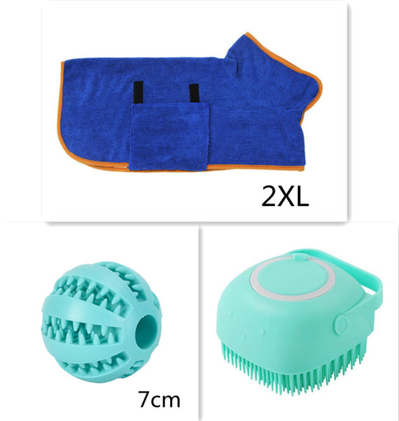 BathBuddy Silicone Dog Bath Brush | Shampoo Massage Grooming Brush