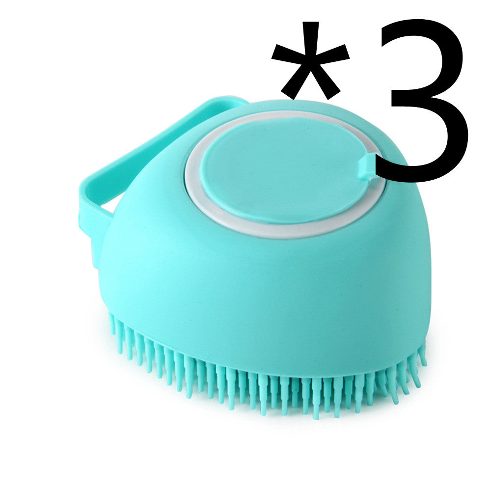 BathBuddy Silicone Dog Bath Brush | Shampoo Massage Grooming Brush