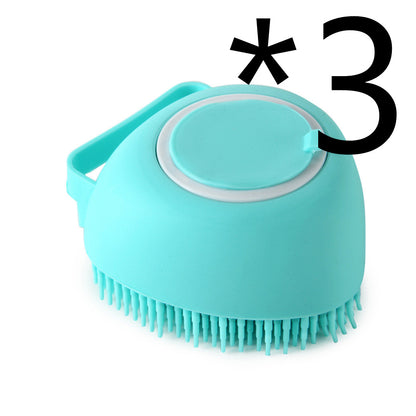 BathBuddy Silicone Dog Bath Brush | Shampoo Massage Grooming Brush