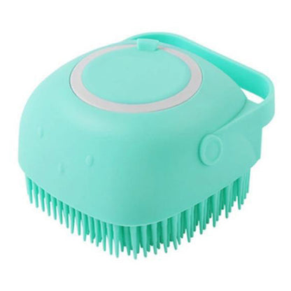 BathBuddy Silicone Dog Bath Brush | Shampoo Massage Grooming Brush