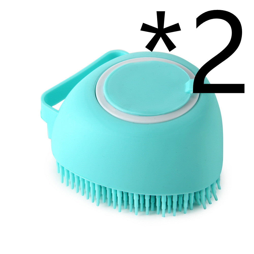 BathBuddy Silicone Dog Bath Brush | Shampoo Massage Grooming Brush