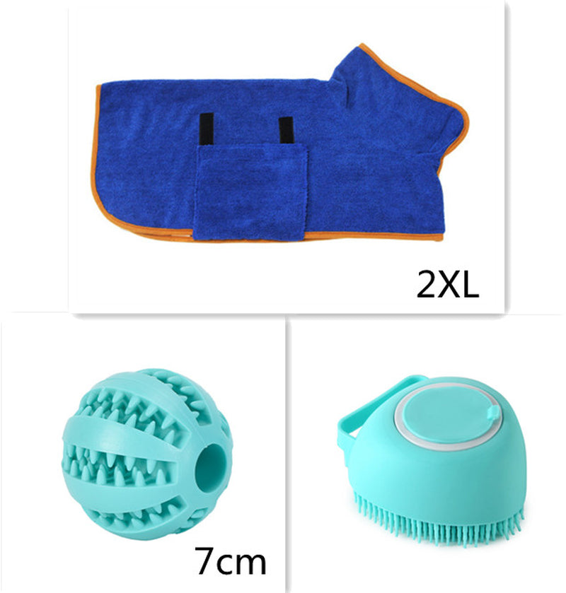 BathBuddy Silicone Dog Bath Brush | Shampoo Massage Grooming Brush