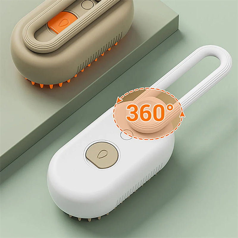 MistPup 3-in-1 Spray Grooming Brush | USB Pet Hair Removal Comb