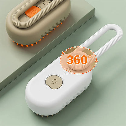 MistPup 3-in-1 Spray Grooming Brush | USB Pet Hair Removal Comb