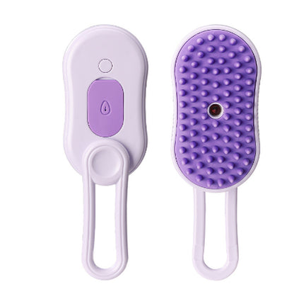 MistPup 3-in-1 Spray Grooming Brush | USB Pet Hair Removal Comb