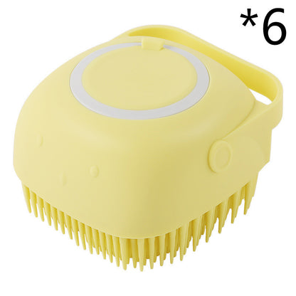 BathBuddy Silicone Dog Bath Brush | Shampoo Massage Grooming Brush