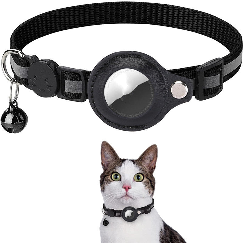 TrackPup Reflective Tracker Collar | AirTag-Compatible Dog Collar Holder