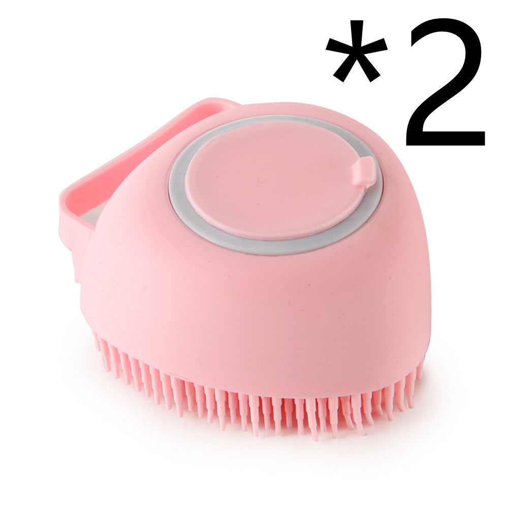 BathBuddy Silicone Dog Bath Brush | Shampoo Massage Grooming Brush