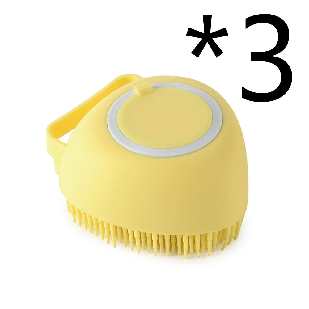 BathBuddy Silicone Dog Bath Brush | Shampoo Massage Grooming Brush