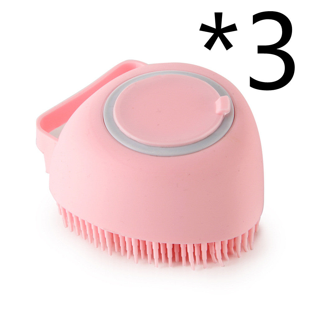 BathBuddy Silicone Dog Bath Brush | Shampoo Massage Grooming Brush