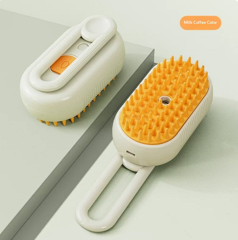 MistPup 3-in-1 Spray Grooming Brush | USB Pet Hair Removal Comb