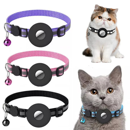 TrackPup Reflective Tracker Collar | AirTag-Compatible Dog Collar Holder