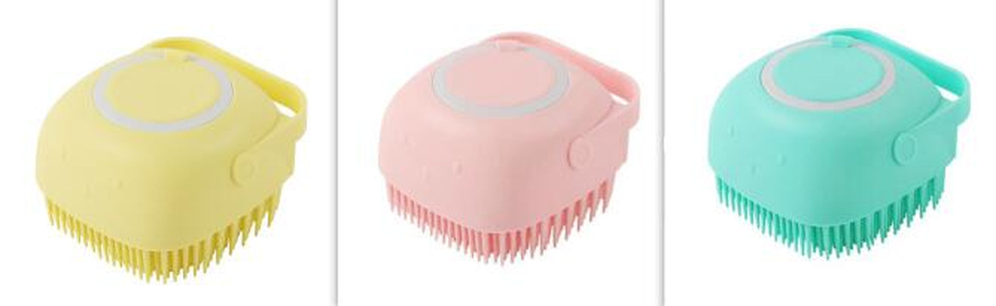 BathBuddy Silicone Dog Bath Brush | Shampoo Massage Grooming Brush