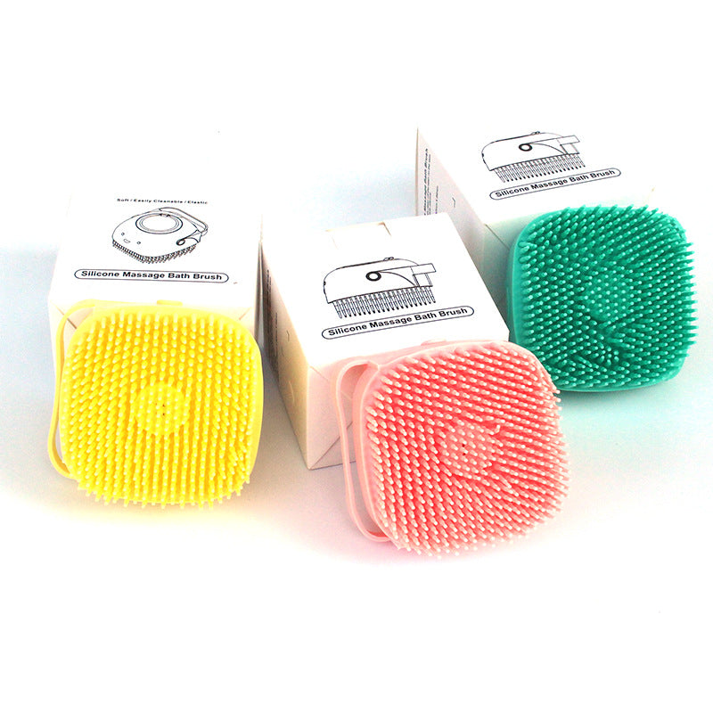 BathBuddy Silicone Dog Bath Brush | Shampoo Massage Grooming Brush