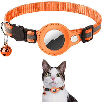 TrackPup Reflective Tracker Collar | AirTag-Compatible Dog Collar Holder