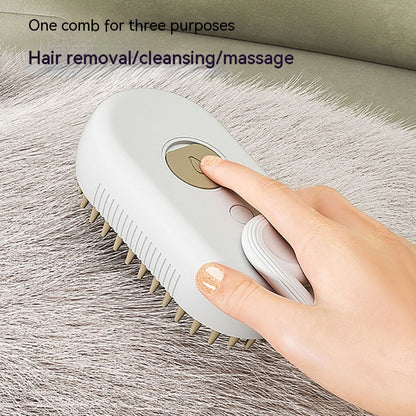 MistPup 3-in-1 Spray Grooming Brush | USB Pet Hair Removal Comb