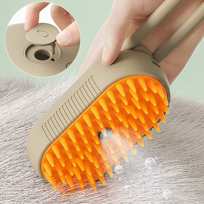 MistPup 3-in-1 Spray Grooming Brush | USB Pet Hair Removal Comb