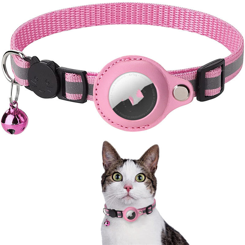 TrackPup Reflective Tracker Collar | AirTag-Compatible Dog Collar Holder