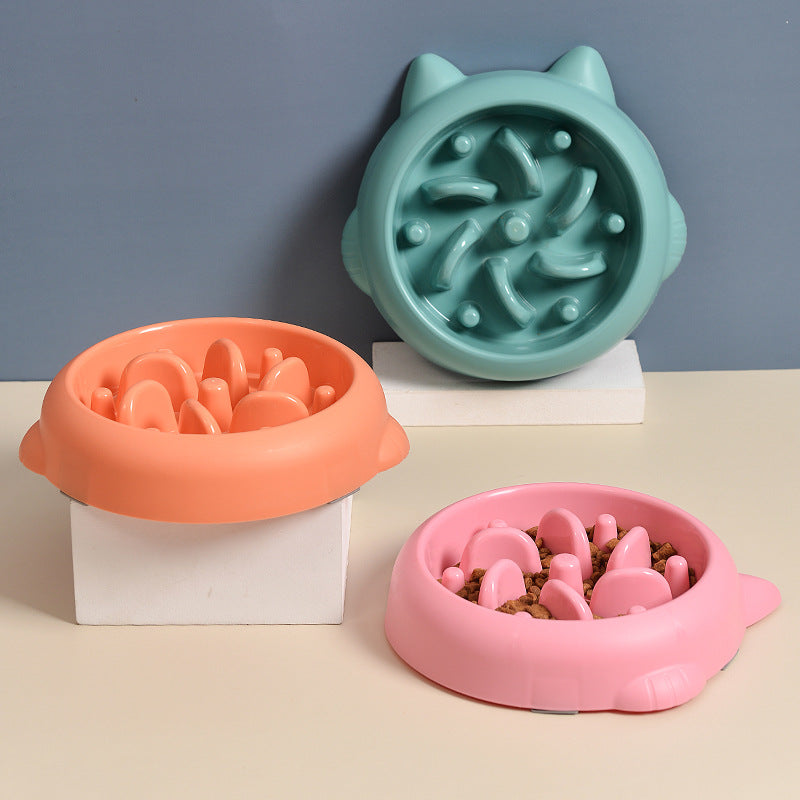 SlowPup Slow Feeder Dog Bowl | Anti-Gulp Maze Bowl for Fast Eaters