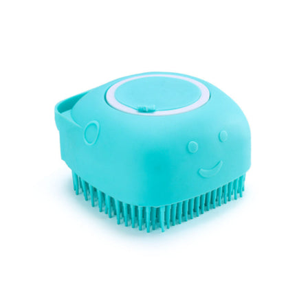 BathBuddy Silicone Dog Bath Brush | Shampoo Massage Grooming Brush