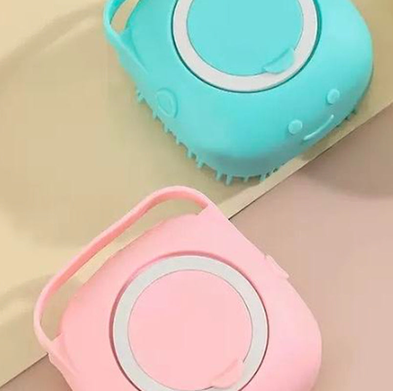 BathBuddy Silicone Dog Bath Brush | Shampoo Massage Grooming Brush