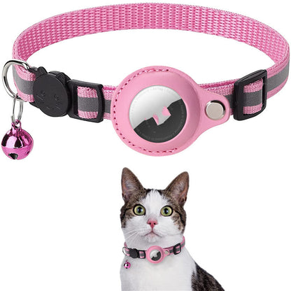 TrackPup Reflective Tracker Collar | AirTag-Compatible Dog Collar Holder