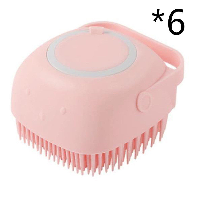 BathBuddy Silicone Dog Bath Brush | Shampoo Massage Grooming Brush